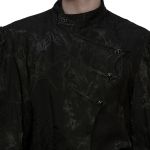 Chemise Asymétrique 'Ascelin' Noire