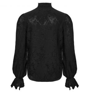 Chemise Asymétrique 'Ascelin' Noire