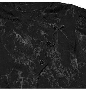 Chemise Asymétrique 'Ascelin' Noire