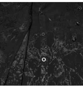 Chemise Asymétrique 'Ascelin' Noire