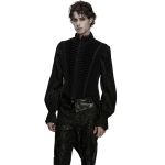 Black Velvet 'Ascelin' Victorian Tailcoat