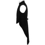 Gilet Queue de Pie 'Ascelin' en Velours Noir