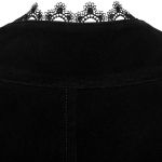 Gilet Queue de Pie 'Ascelin' en Velours Noir