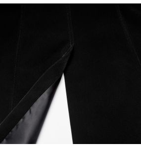 Black Velvet 'Ascelin' Victorian Tailcoat