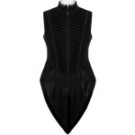 Black Velvet 'Ascelin' Victorian Tailcoat