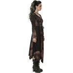 Brown and Black 'Dark Wizard' Over Dress Long Coat