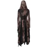 Manteau Sur-Robe 'Dark Wizard' Marron et Noir
