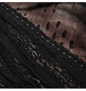 Brown and Black 'Dark Wizard' Over Dress Long Coat