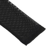 Black 'Pestilentia' Assymetrical Long Sleeves Top