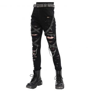 Pantalon 'Ordelia' Noir