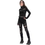 Pantalon 'Ordelia' Noir