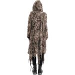 Brown 'Ordelia' Hooded Cardigan