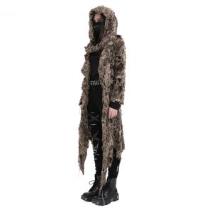 Gilet à Capuche 'Ordelia' Marron