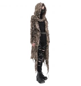 Brown 'Ordelia' Hooded Cardigan