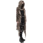 Gilet à Capuche 'Ordelia' Marron