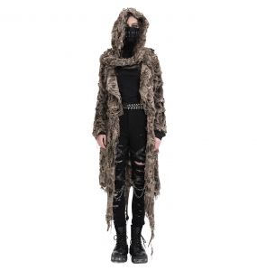 Gilet à Capuche 'Ordelia' Marron