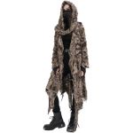 Brown 'Ordelia' Hooded Cardigan