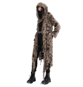 Brown 'Ordelia' Hooded Cardigan