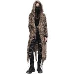 Brown 'Ordelia' Hooded Cardigan