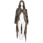 Gilet à Capuche 'Ordelia' Marron