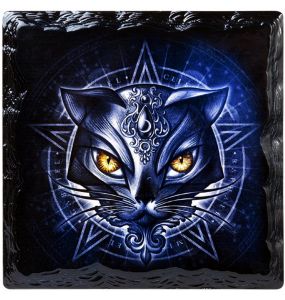 Ceramic Sacred Cat Coaster
