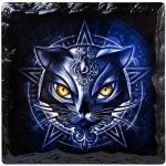 Ceramic Sacred Cat Coaster