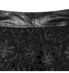 Pantalon Brodé 'Ascelin' Noir