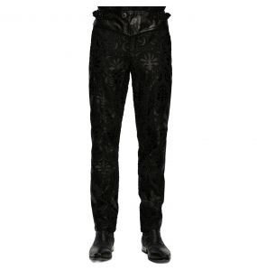 Pantalon Brodé 'Ascelin' Noir