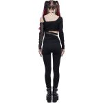 Leggings Asymétrique 'Pestilentia' Noir