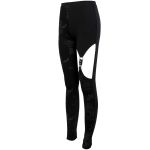 Black 'Pestilentia' Asymmetric Leggings