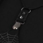 Black 'Pestilentia' Asymmetric Leggings