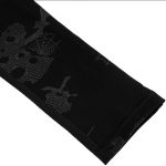 Black 'Pestilentia' Asymmetric Leggings