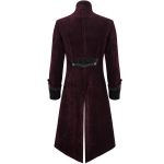 Manteau Victorien 'Edgar' Bordeaux