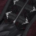 Manteau Victorien 'Edgar' Bordeaux