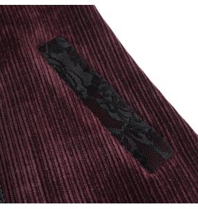 Burgundy 'Edgar' Victorian Coat