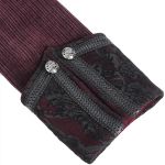 Manteau Victorien 'Edgar' Bordeaux