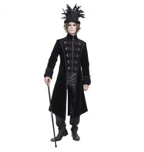 Black 'Edgar' Victorian Coat
