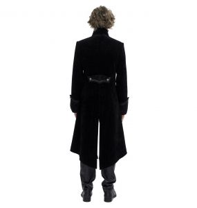 Manteau Victorien 'Edgar' Noir