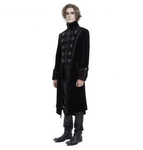 Black 'Edgar' Victorian Coat