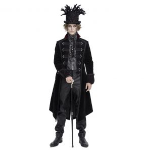 Black 'Edgar' Victorian Coat