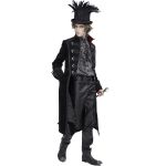 Black 'Edgar' Victorian Coat