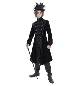 Manteau Victorien 'Edgar' Noir