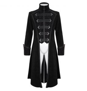 Black 'Edgar' Victorian Coat