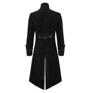 Black 'Edgar' Victorian Coat
