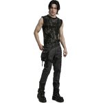 Black and Gray 'Xenos' Pants