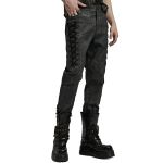 Pantalon 'Xenos' Noir et Gris