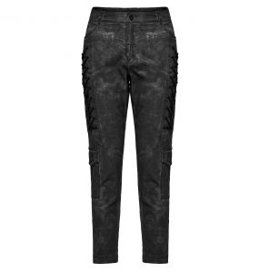 Pantalon 'Xenos' Noir et Gris