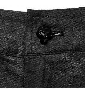 Black and Gray 'Xenos' Pants