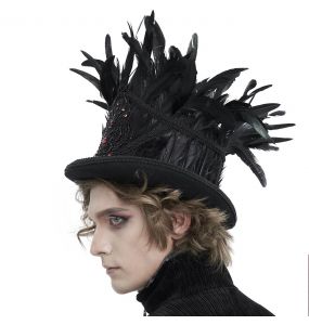 Chapeau Haut de Forme 'Edgar' Noir