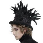 Chapeau Haut de Forme 'Edgar' Noir